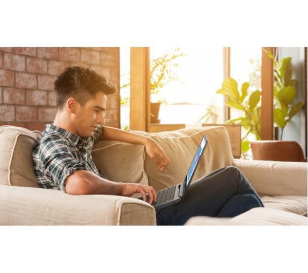 LENOVO IdeaPad Slim 3 14" Refurbished Chromebook - MediaTek MT8183, 64 GB eMMC, Blue (Very Good Condition)