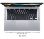 ACER 314 14" Refurbished Chromebook - Intel® Core i3, 128 GB eMMC, Silver (Very Good Condition)