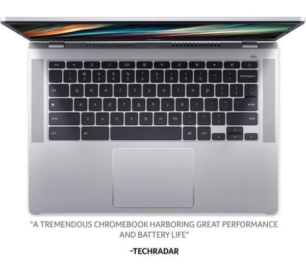 ACER 314 14" Refurbished Chromebook - Intel® Core i3, 128 GB eMMC, Silver (Very Good Condition)