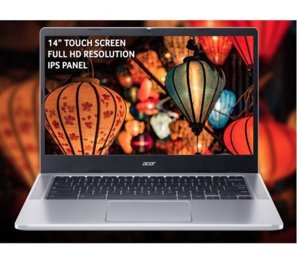 ACER 314 14" Refurbished Chromebook - Intel® Core i3, 128 GB eMMC, Silver (Very Good Condition)