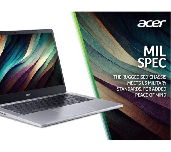ACER 314 14" Refurbished Chromebook - Intel® Core i3, 128 GB eMMC, Silver (Very Good Condition)