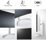LG UltraWide 38WN95CP-W.AEK Quad HD 37.5" Curved Nano IPS LCD Monitor - White