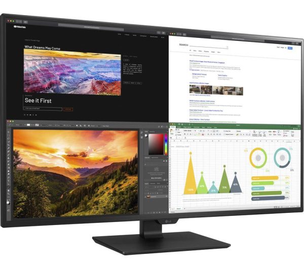 LG 43UN700P-B.AEK 4K Ultra HD 42.5" IPS LCD Monitor - Black
