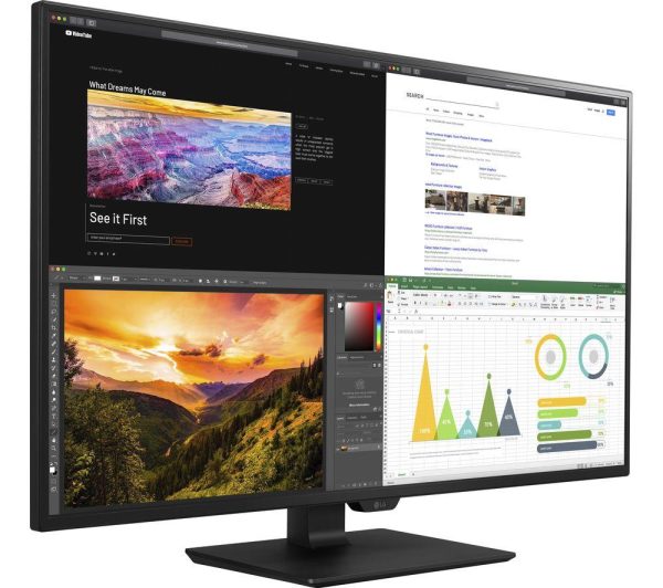 LG 43UN700P-B.AEK 4K Ultra HD 42.5" IPS LCD Monitor - Black
