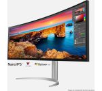 LG 49WQ95C-W.AEK UltraWide Dual Quad HD 49â€ Curved Nano IPS LCD Monitor - White