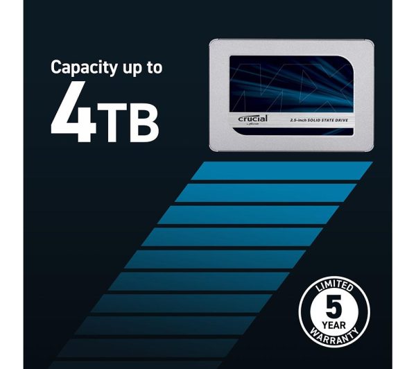 CRUCIAL MX500 2.5” Internal SSD - 1 TB