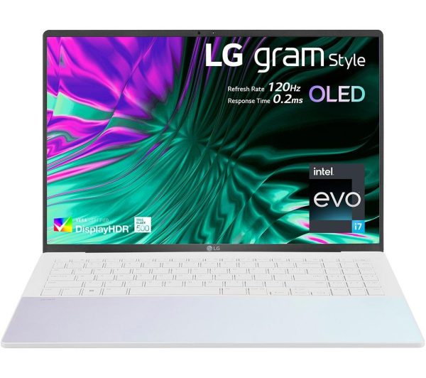LG gram Style OLED 16Z90RS-K.AD7AA1 16" Laptop - Intel® Core i7, 2 TB SSD, White