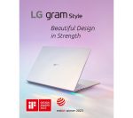 LG gram Style OLED 16Z90RS-K.AD7AA1 16" Laptop - Intel® Core i7, 2 TB SSD, White