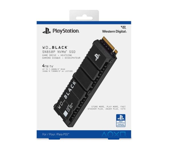 WD _BLACK SN850P M.2 Internal SSD with Heatsink - 4 TB