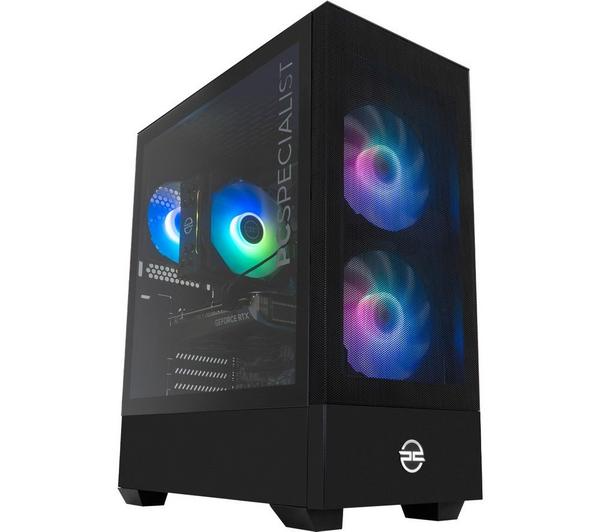 PCSPECIALIST Flux 230 Gaming PC - AMD Ryzen 5, RTX 4060 Ti, 1 TB SSD, No OS