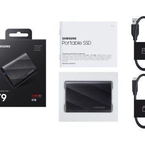 SAMSUNG T9 External SSD - 4 TB, Black