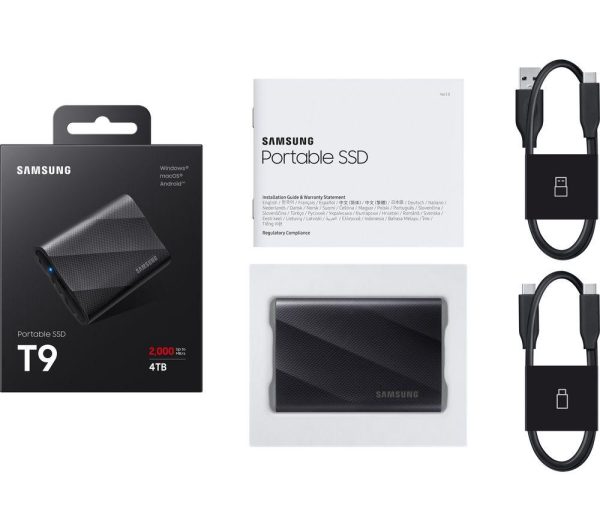 SAMSUNG T9 External SSD - 4 TB, Black
