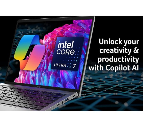 ACER Swift Go 14" Laptop - Intel® Core Ultra 7, 1 TB SSD, Silver