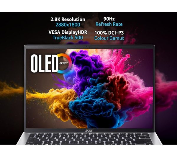 ACER Swift Go 14" Laptop - Intel® Core Ultra 7, 1 TB SSD, Silver