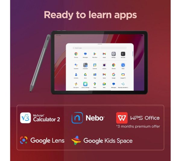 LENOVO Tab M11 11" Tablet with Pen - 128 GB, Luna Grey