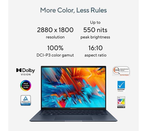 ASUS Zenbook S 13 OLED 13.3" Laptop Intel® Core Ultra 7, 1 TB SSD, Blue