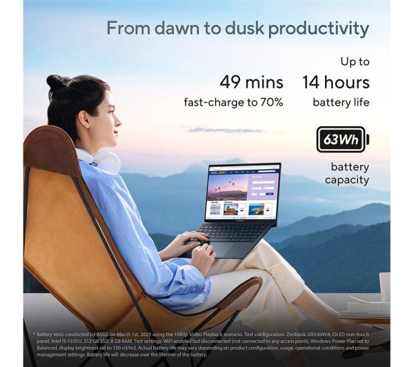 ASUS Zenbook S 13 OLED 13.3" Laptop Intel® Core Ultra 7, 1 TB SSD, Blue