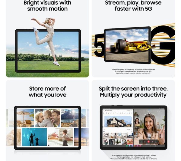 SAMSUNG Galaxy Tab A9+ 11" Tablet - 64 GB, Graphite