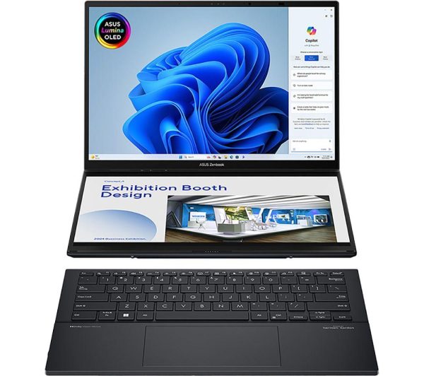ASUS Zenbook Duo 14" 2 in 1 Laptop - Intel® Core Ultra 9, 2 TB SSD, Grey