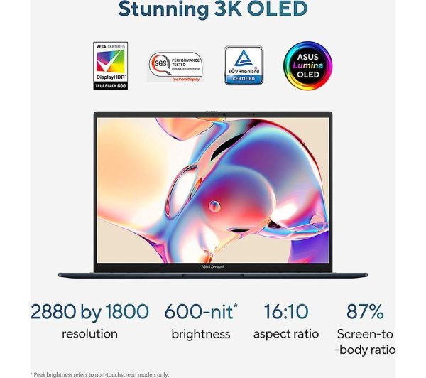 ASUS Zenbook 14 UX3405MA 14" Laptop Intel® Core Ultra 7, 1 TB SSD, Blue