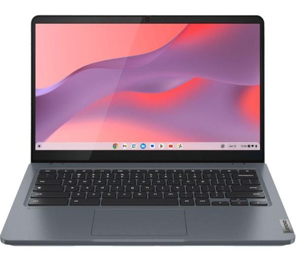 LENOVO IdeaPad Slim 3i 14" Refurbished Chromebook Plus - Intel® Core i3, 256 GB eMMC, Grey (Excellent Condition)