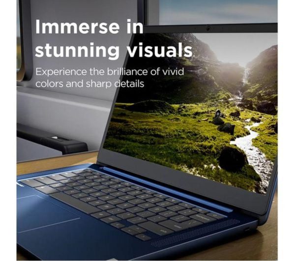 LENOVO IdeaPad Slim 3i 14" Refurbished Chromebook Plus - Intel® Core i3, 256 GB eMMC, Grey (Excellent Condition)