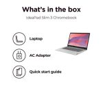 LENOVO IdeaPad Slim 3i 14" Refurbished Chromebook Plus - Intel® Core i3, 256 GB eMMC, Grey (Excellent Condition)