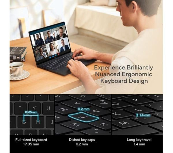 ASUS Zenbook 14 UX3402ZA 14" Refurbished Laptop Intel® Core i5, 512 GB SSD, Blue (Excellent Condition)