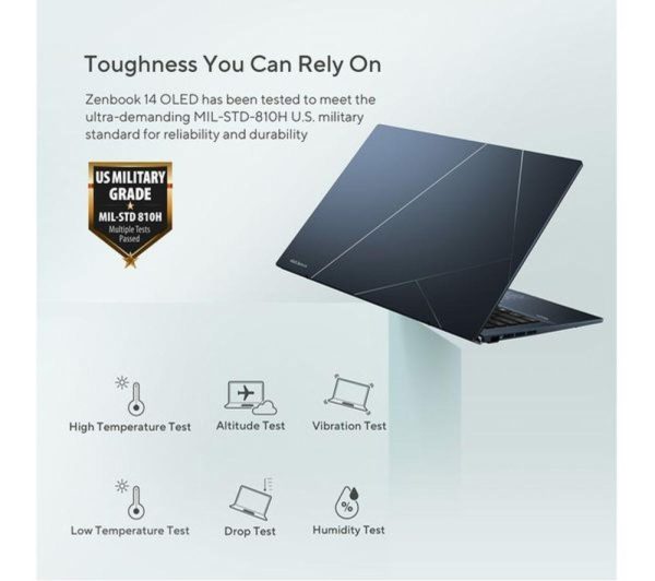 ASUS Zenbook 14 UX3402ZA 14" Refurbished Laptop Intel® Core i5, 512 GB SSD, Blue (Excellent Condition)