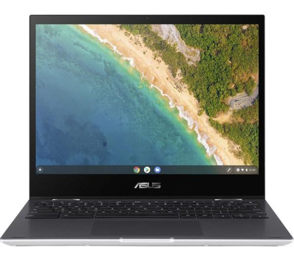 ASUS Flip CM3200MT 12" 2 in 1 Refurbished Chromebook - MediaTek MT8192, 128 GB eMMC, Grey (Excellent Condition)