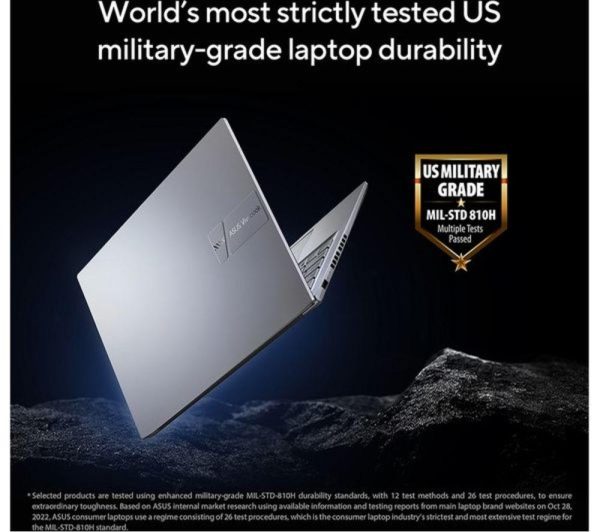 ASUS Vivobook 16 X1605EA 16" Refurbished Laptop - Intel® Core i3, 256 GB SSD, Silver (Very Good Condition)