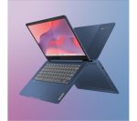 LENOVO IdeaPad Slim 3 14" Refurbished Chromebook - MediaTek Kompanio 520, 64 GB eMMC, Blue (Very Good Condition)