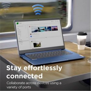 LENOVO IdeaPad Slim 3i 14" Refurbished Chromebook Plus - Intel® Core i3, 256 GB eMMC, Grey (Very Good Condition)