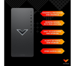 HP Victus 15L Gaming Desktop - AMD Ryzen 5, RTX 3050, 512 GB SSD