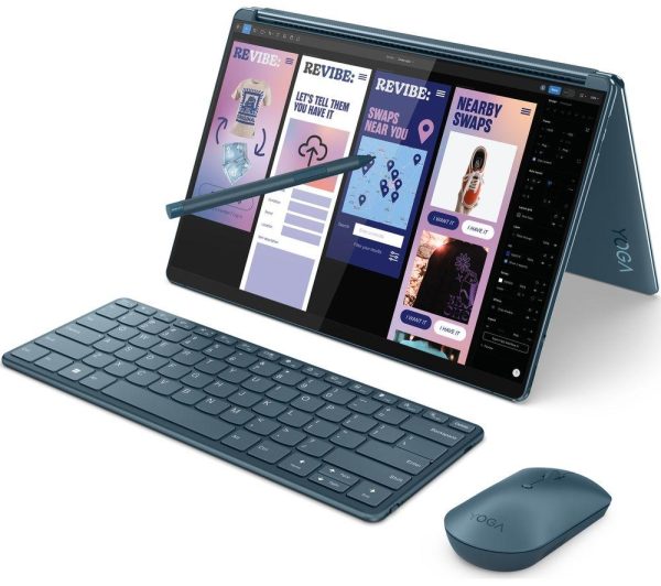 LENOVO Yoga Book 9 13.3" 2 in 1 Laptop - Intel® Core Ultra 7, 1 TB SSD, Teal