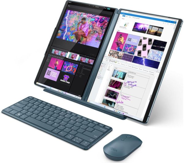 LENOVO Yoga Book 9 13.3" 2 in 1 Laptop - Intel® Core Ultra 7, 1 TB SSD, Teal