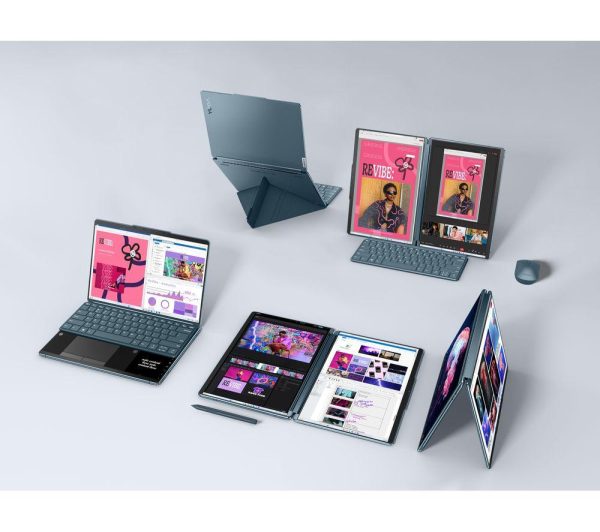 LENOVO Yoga Book 9 13.3" 2 in 1 Laptop - Intel® Core Ultra 7, 1 TB SSD, Teal
