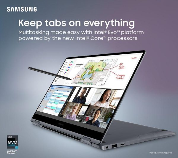 SAMSUNG Galaxy Book4 360 15.6" 2 in 1 Laptop - Intel® Core 5, 256 GB SSD, Grey