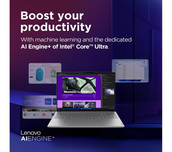LENOVO Yoga Pro 9 16" Laptop - Intel® Core Ultra 9, 1 TB SSD, Grey