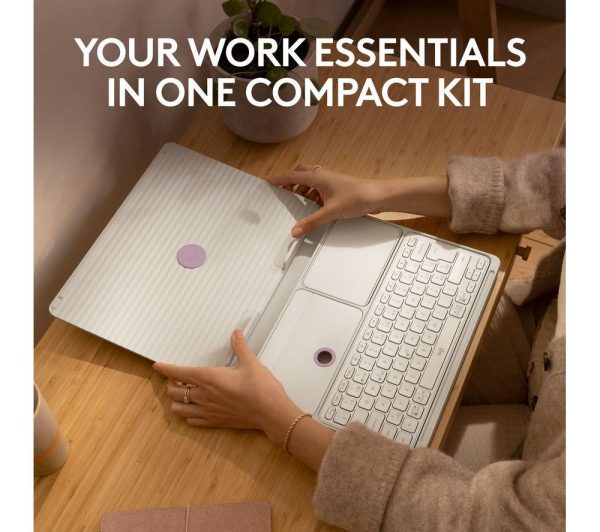 LOGITECH Casa Pop-up Desk Wireless Keyboard & Touchpad Set - Nordic Calm