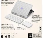 LOGITECH Casa Pop-up Desk Wireless Keyboard & Touchpad Set - Nordic Calm