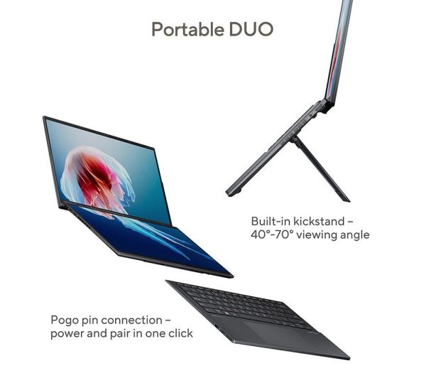 ASUS Zenbook Duo 14" 2 in 1 Laptop - Intel® Core Ultra 7, 1 TB SSD, Grey