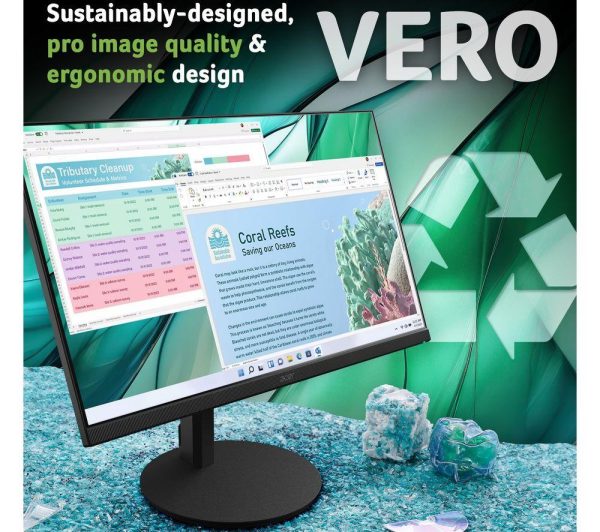 ACER Vero CB272Kbmiiprx 4K Ultra HD 27â€ LED Monitor - Black
