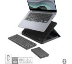 LOGITECH Casa Pop-up Desk Wireless Keyboard & Touchpad Set - Classic Chic