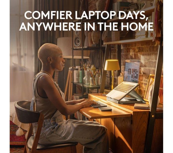 LOGITECH Casa Pop-up Desk Wireless Keyboard & Touchpad Set - Classic Chic