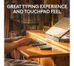 LOGITECH Casa Pop-up Desk Wireless Keyboard & Touchpad Set - Classic Chic