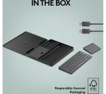 LOGITECH Casa Pop-up Desk Wireless Keyboard & Touchpad Set - Classic Chic