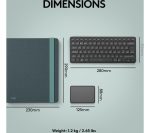LOGITECH Casa Pop-up Desk Wireless Keyboard & Touchpad Set - Classic Chic