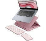 LOGITECH Casa Pop-up Desk Wireless Keyboard & Touchpad Set - Bohemian Blush