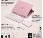 LOGITECH Casa Pop-up Desk Wireless Keyboard & Touchpad Set - Bohemian Blush